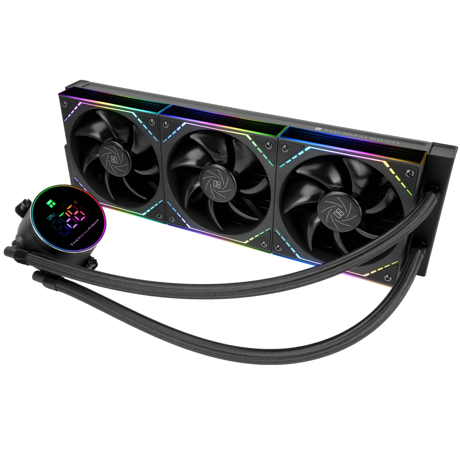 Amazon.co.jp: Thermalright Frozen Magic 360 デジタル ブラック ARGB